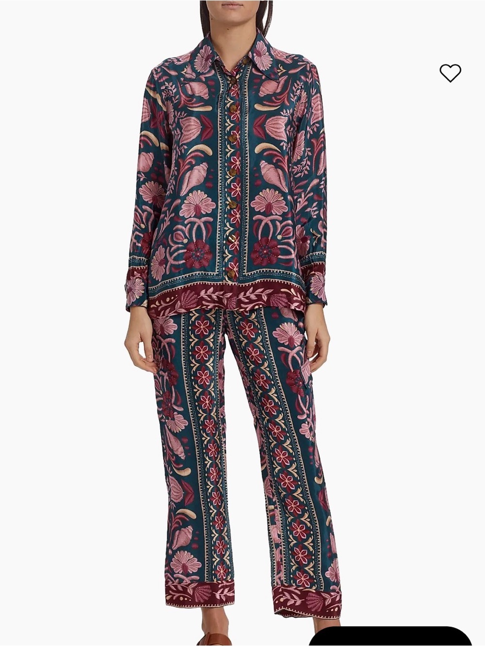 FARM Rio Blouse & Pants Set NWT XS